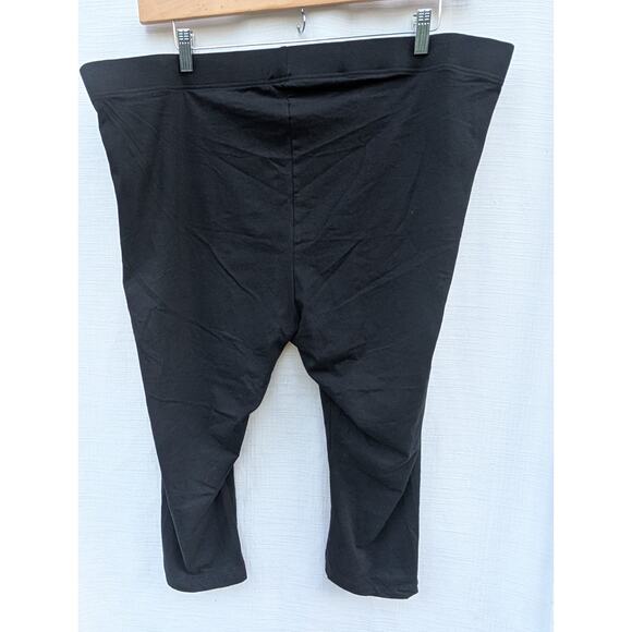 Old Navy Women's Black High Waisted Fashion Layering Cropped Leggings Sz 3X - Picture 5 of 6